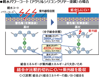 ●親水パワーコートの場合