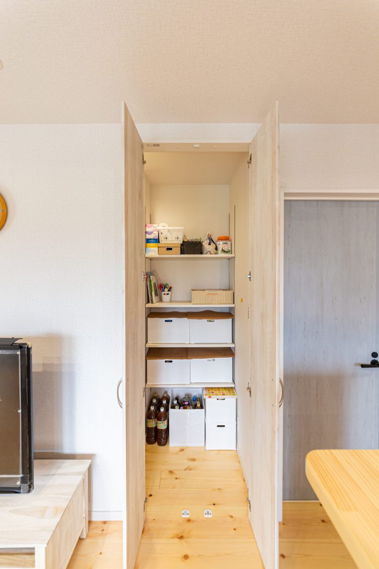 リビングにある便利収納