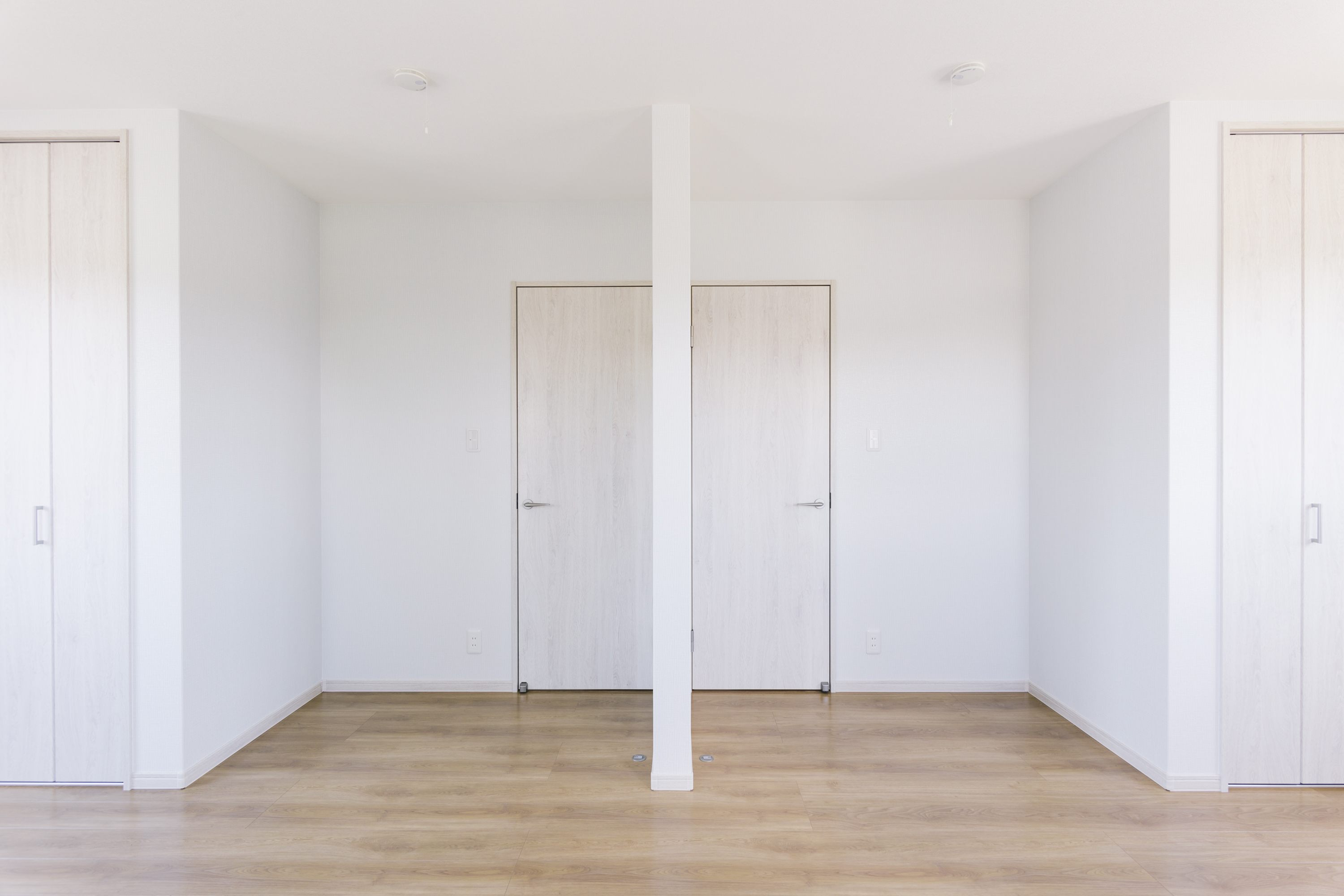 将来二部屋に分けられる子供部屋
